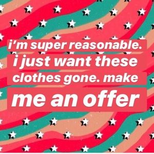 Cleaning out closet. Make me an offer